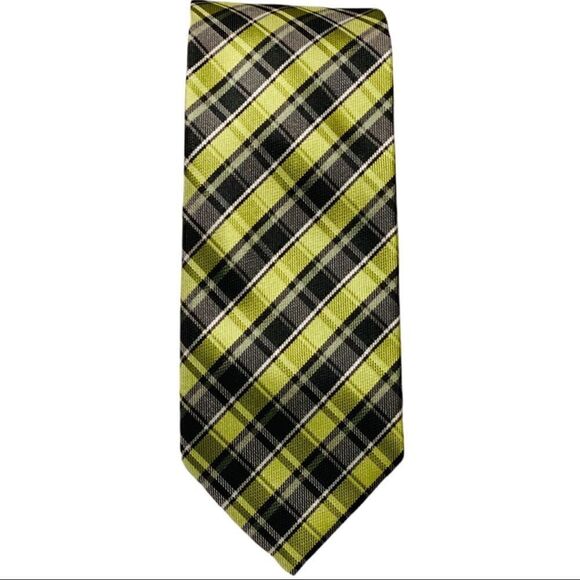 Velette Green & Black Classic Necktie - Picture 2 of 3